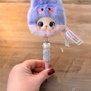 Purple and Pink Liila handbeaded pen